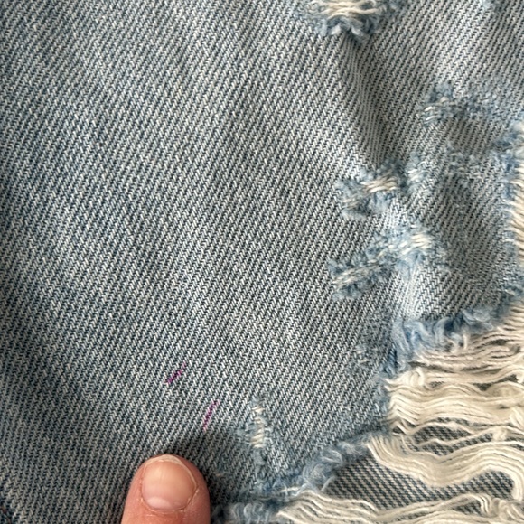 AGOLDE Jamie High Rise Classic Jeans Distressed Ever More Size 24 Light Wash - Picture 10 of 14